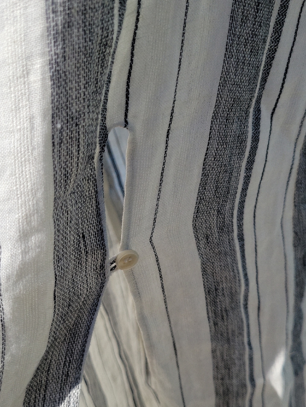 Reformation Pineapple Linen Maxi Dress Vista Stripe M NO SASH/BELT - Picture 13 of 15